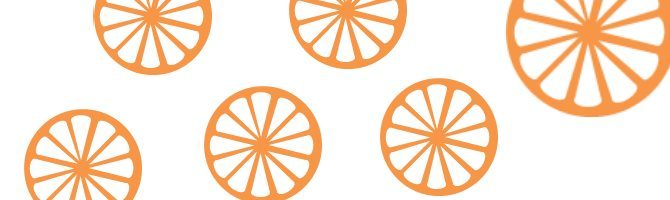 柑橘文様